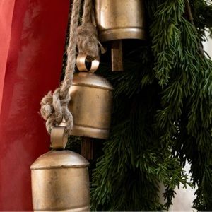 NWT McGee and Co. hanging brass bells.